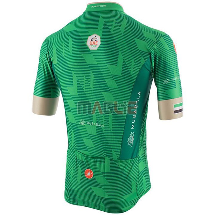 Maglia UAE Tour Manica Corta 2020 Verde